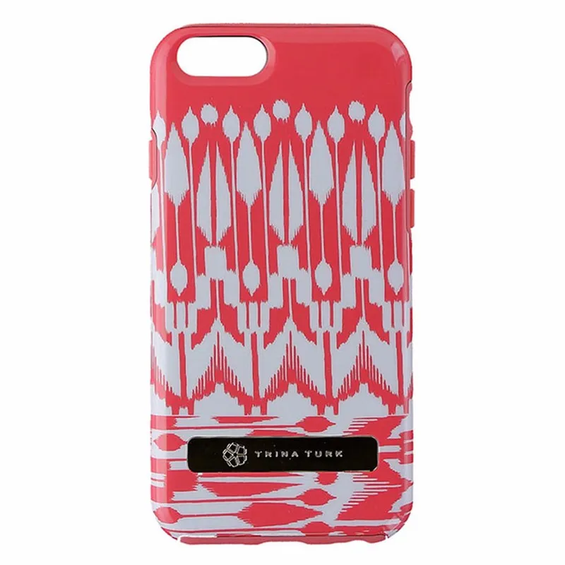 Trina Turk Slim Shell Dual Layer Case for iPhone 6s/6 - Indio Ikat Coral Pink