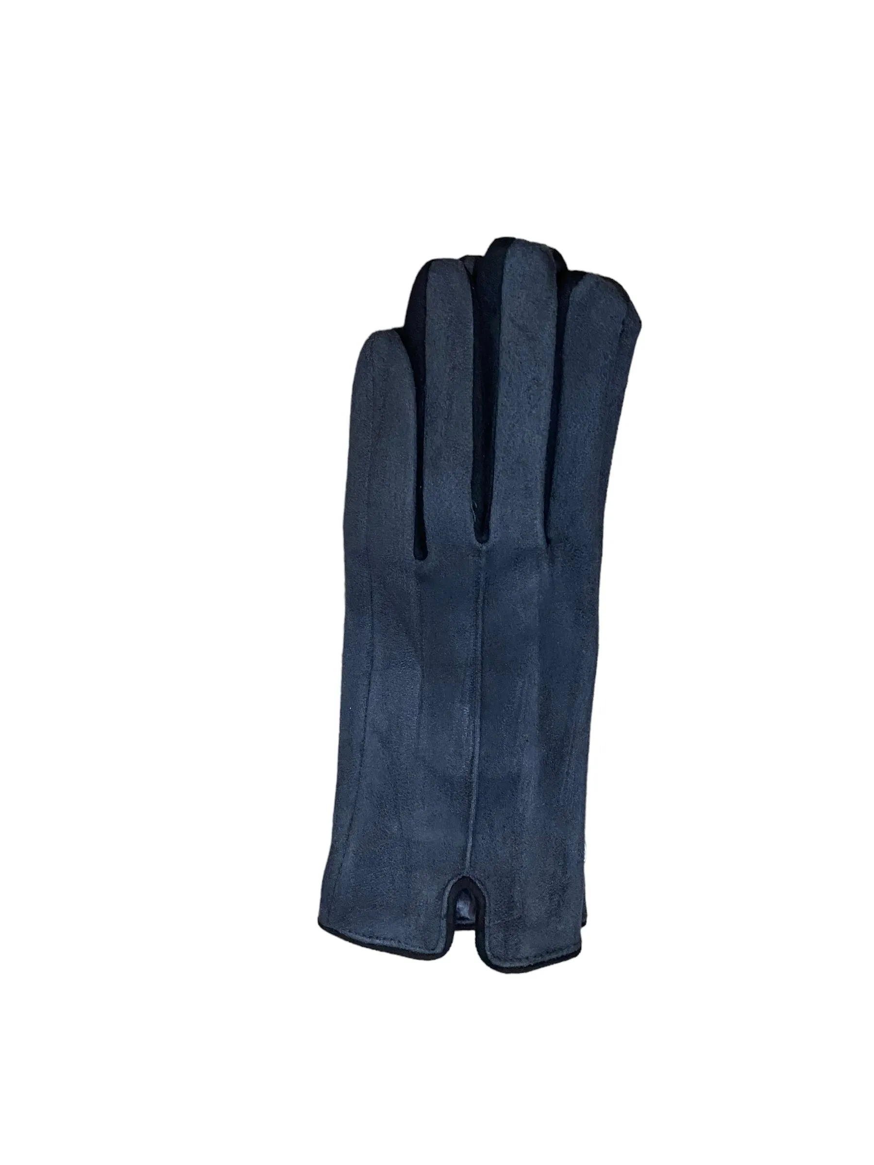 Two Tone Stretchy Suedette Gloves (5 Colours)