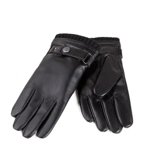 Ugg Mens Silver Stud Tab Glove (Touch Screen)