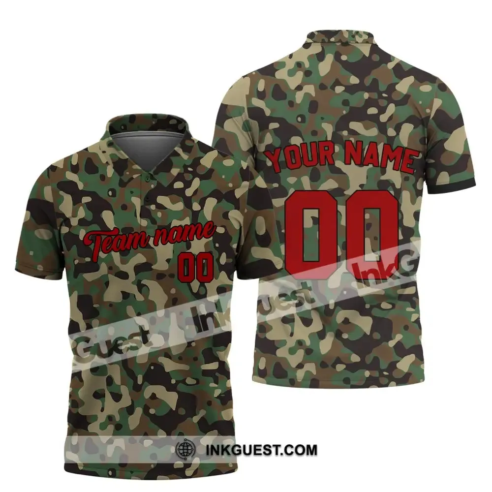 Unisex Shirt - Custom Camo T-Shirt - Personalized Camo Shirt - Camo Hoodie Sweater Polo Shirt