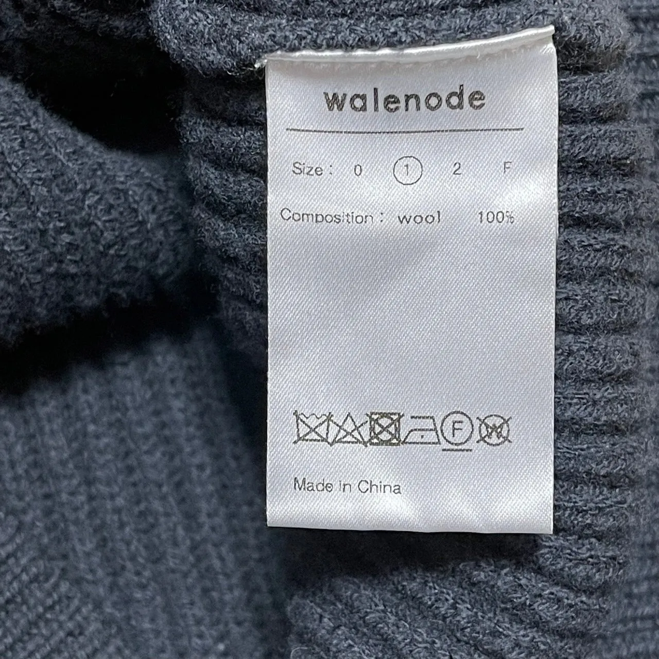 walenode ウェルノード 22AW W plying Merino Drivers vest ジップアップニットベスト