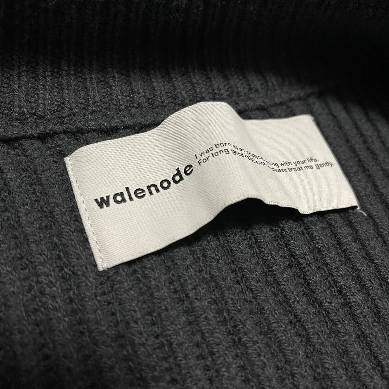 walenode ウェルノード 22AW W plying Merino Drivers vest ジップアップニットベスト