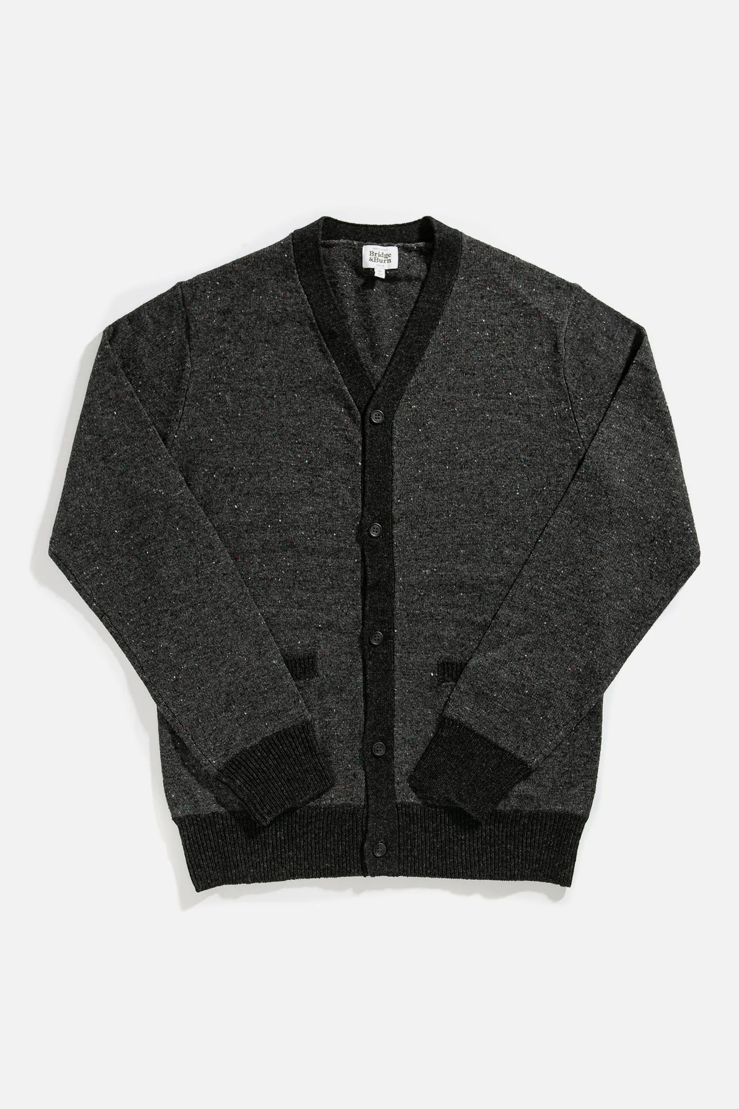 Walker Sweater / Charcoal Donegal