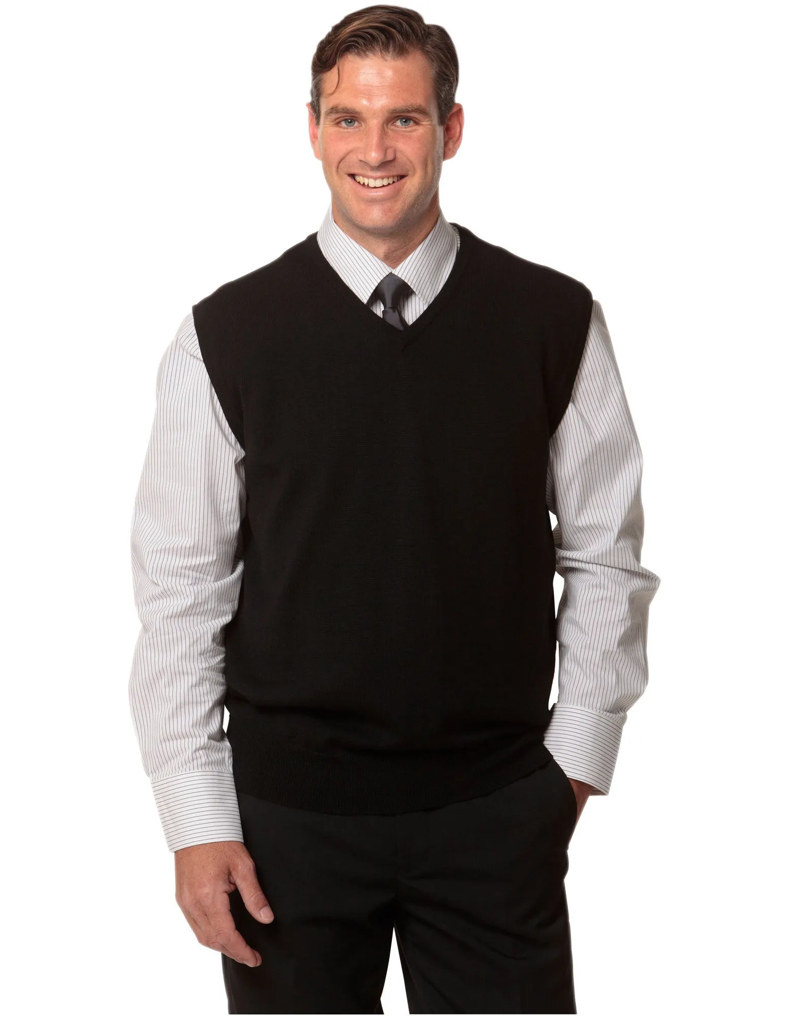 Winning Spirit Men's V-Neck Vest (M9501)