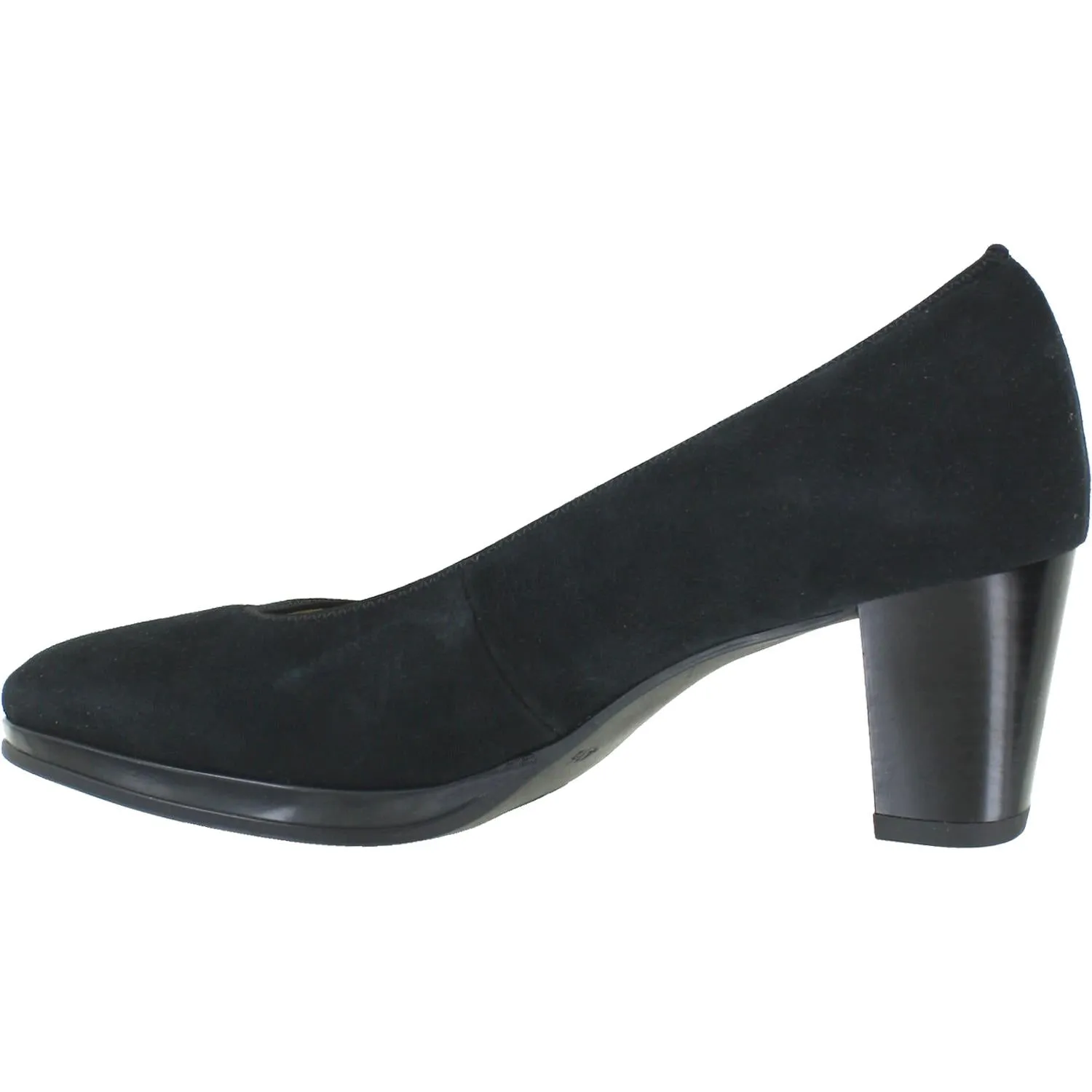 Women's Ara Shoes Ophelia Black Samtchevro Suede