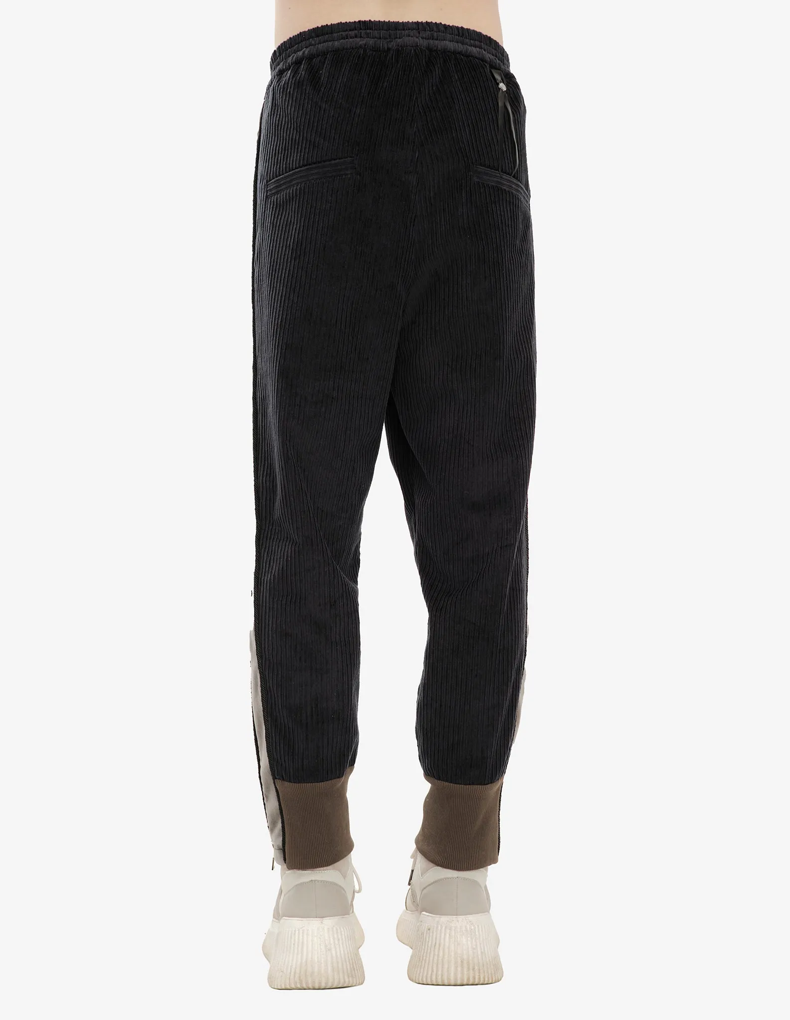 Zip-Cuff Corduroy Pants