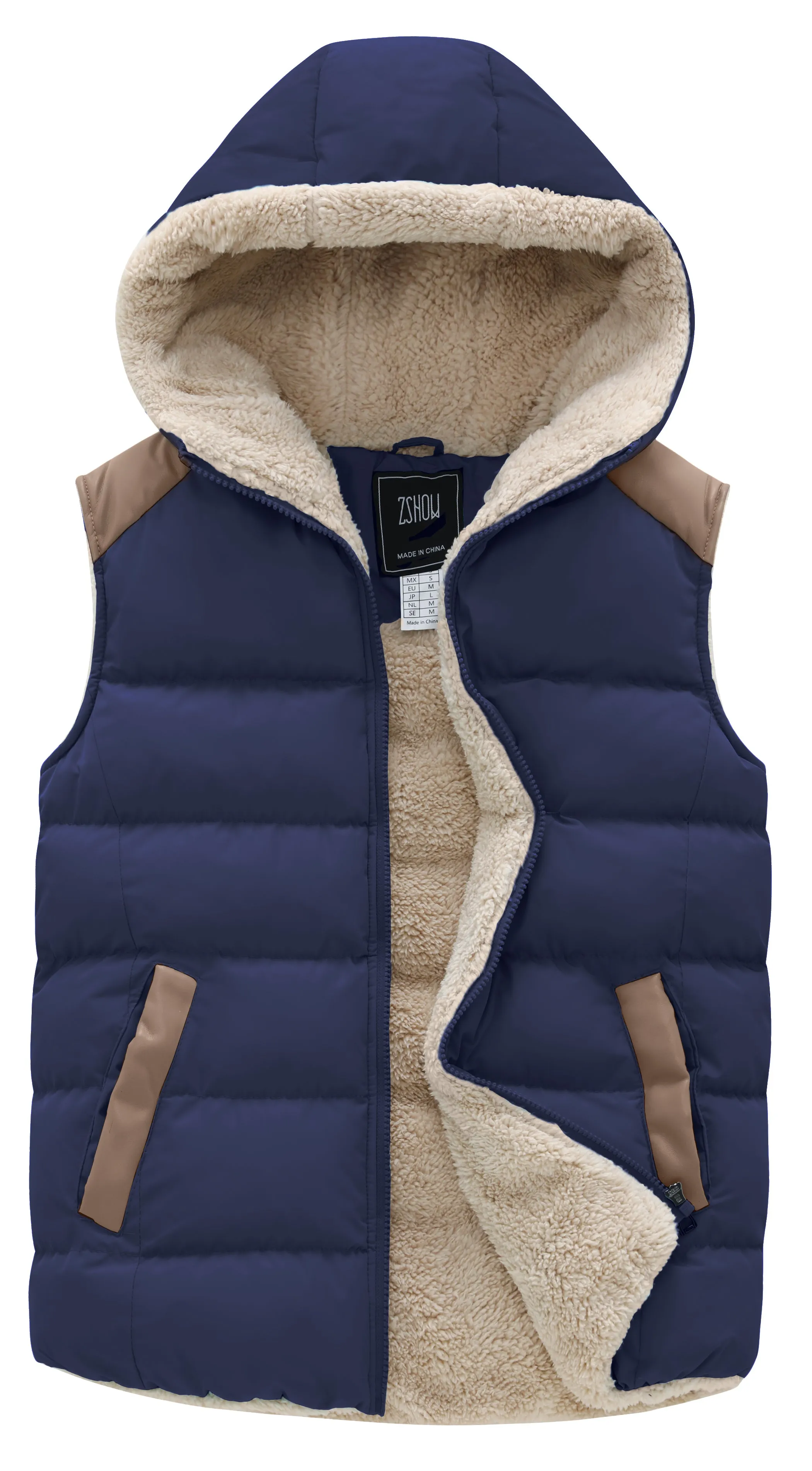 ZSHOW Women's Outerwear Vest Casual Thicken