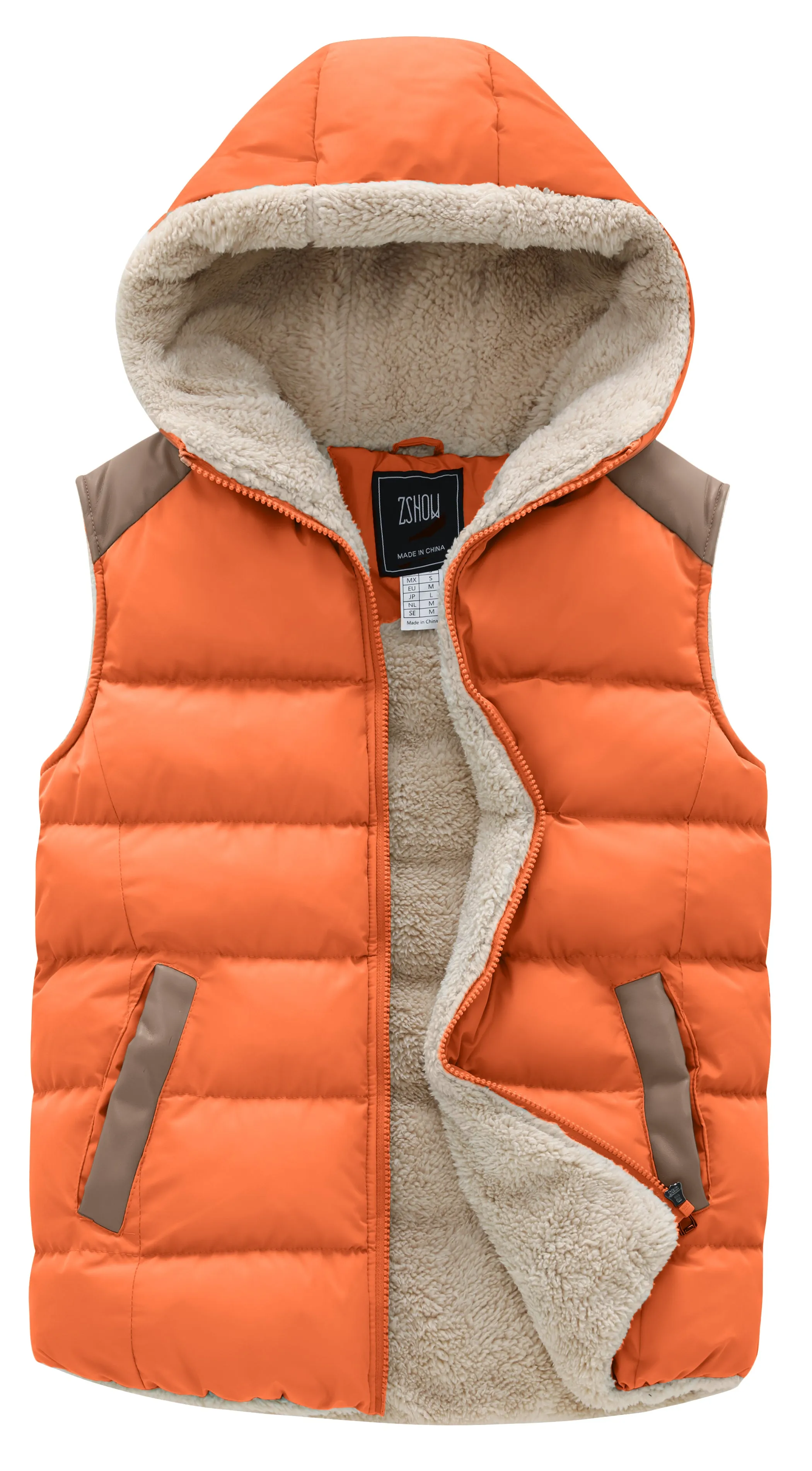 ZSHOW Women's Outerwear Vest Casual Thicken